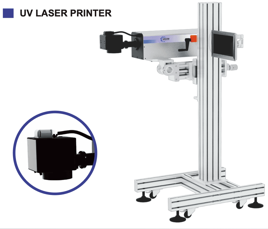 Marcadora Láser UV para plásticos y vidrio